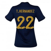 Ženski Nogometni dresi Francija Theo Hernandez #22 Domači SP 2022 Kratek Rokav
